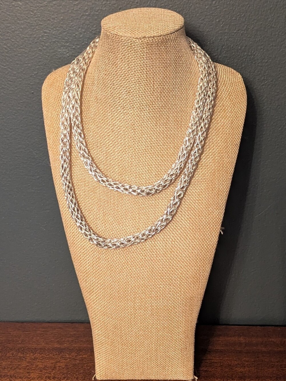 .999 Silver Rope Chain Necklace